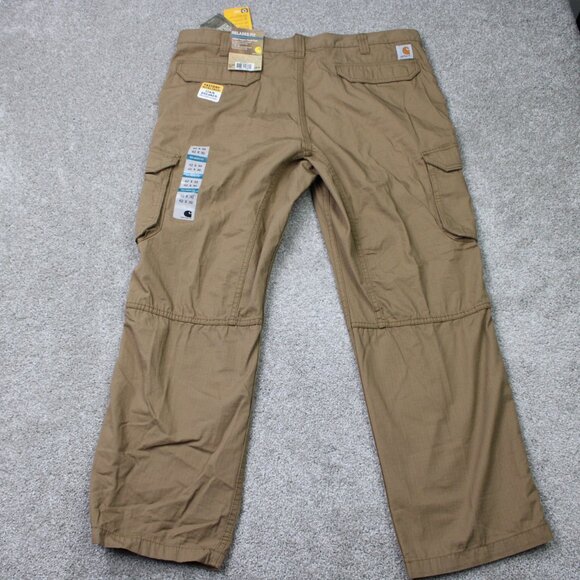 Carhartt Force Pants NWT Mens 42x30 Brown Tappen Cargo Relaxed Fit Straight - Picture 5 of 16